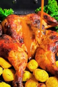 Easy, Oven-Roasted French Garlic Chicken with Herbs