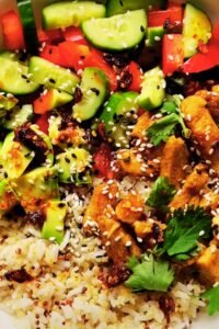 Street Corn Chicken Rice Bowl | Cocina Republic