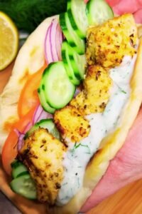 Mediterranean Chicken Salad with Creamy Tzatziki