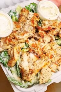 Best Chicken Caesar Salad with Homemade Croutons