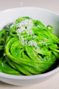 Incredibly Delicious Homemade Peruvian Green Spaghetti You Must Try For You and Your Family!