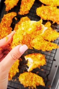 Crispy Oven Baked Chicken Tenders